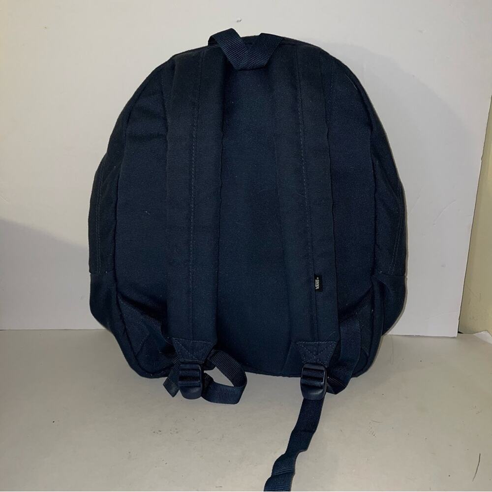 VANS classic adjustable strap two pocket back pack. - Picture 2 of 3